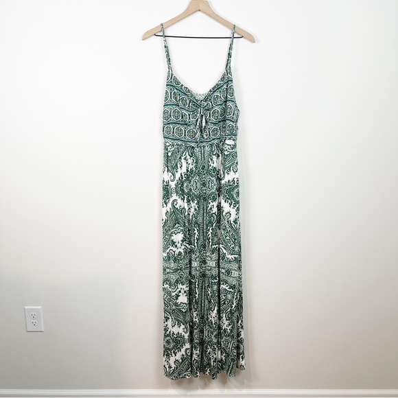 Anthropologie Moulinette Soeurs Green and White Maxi Dress - Picture 6 of 16